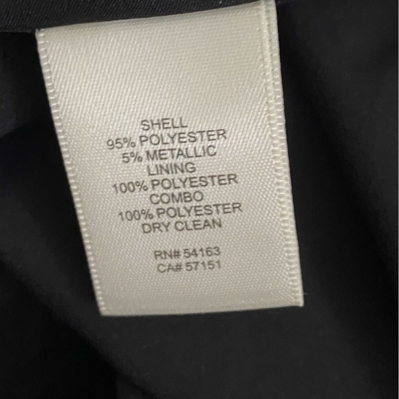 ELIZA J Floral Jacquard Fit Flare Sleeveless Black White Dress 8 - Picture 8 of 12